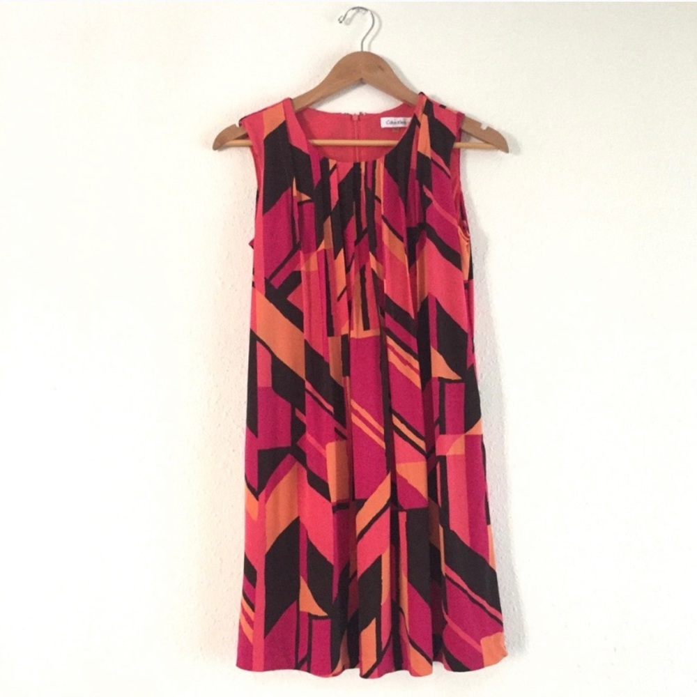 Calvin Klein Multi Colored Dress Size XS